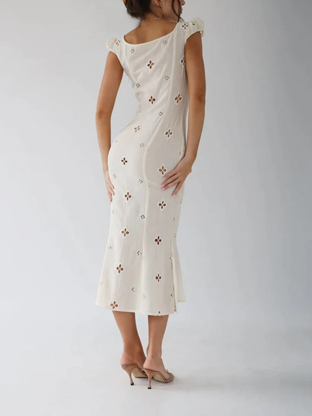 Hollow Slim Maxi Dress
