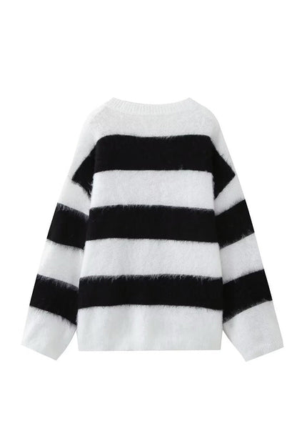 Knitted Crew Neck Sweater