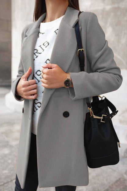 Color Loose Suit Coat