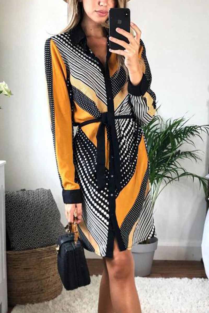 Contrasting Dress (2 Colors)