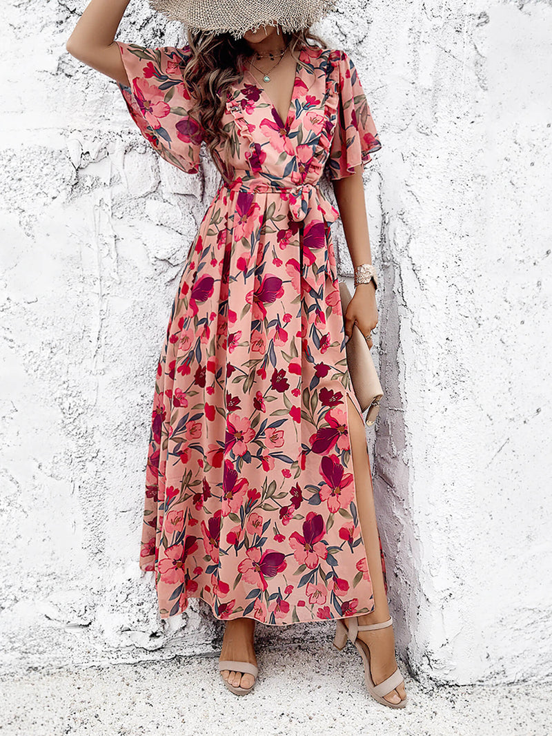 Mariela Wrap Maxi Dress