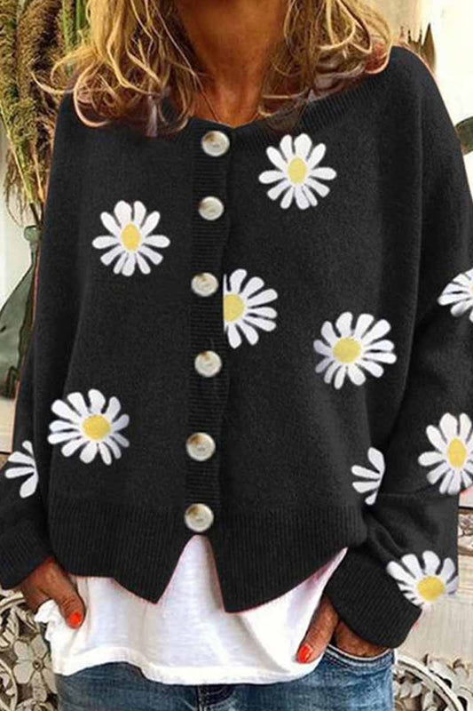 Loose Daisy Cardigan