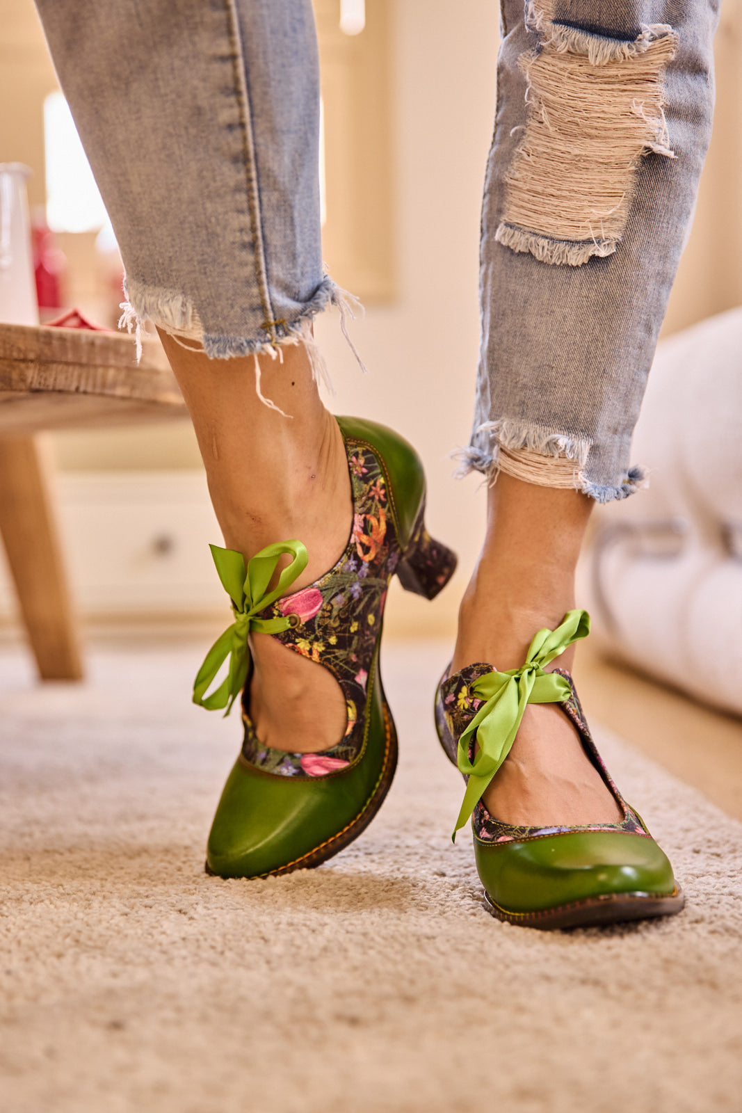 Soffia | Romance Novel Leather Pump
