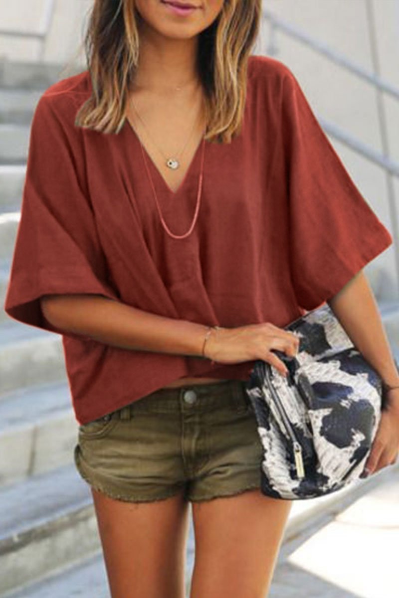 V Neck Blouse