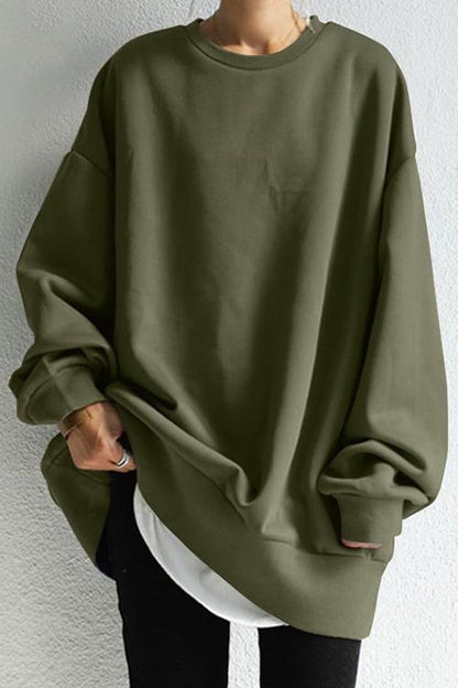 Moxidress Crewneck Long Sleeve Oversized Sweatshirt