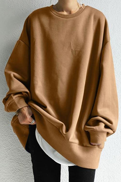 Moxidress Crewneck Long Sleeve Oversized Sweatshirt