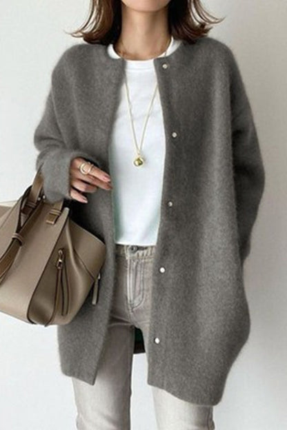 Moxidress Crewneck Button Down Outwear