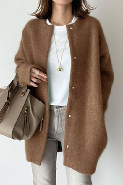 Moxidress Crewneck Button Down Outwear