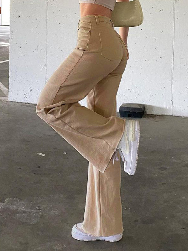 Color Straight Pants