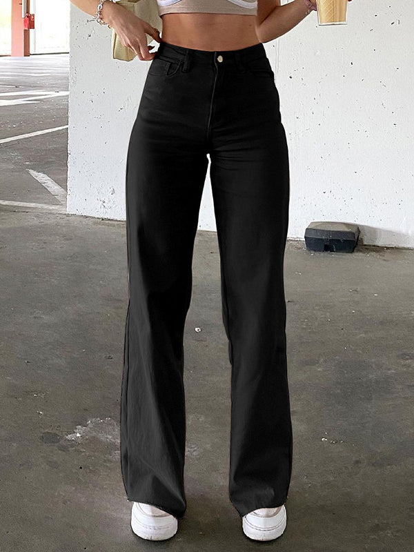 Color Straight Pants