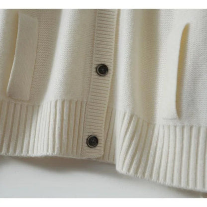Autumn Winter High Slim Long Sleeve Cardigan