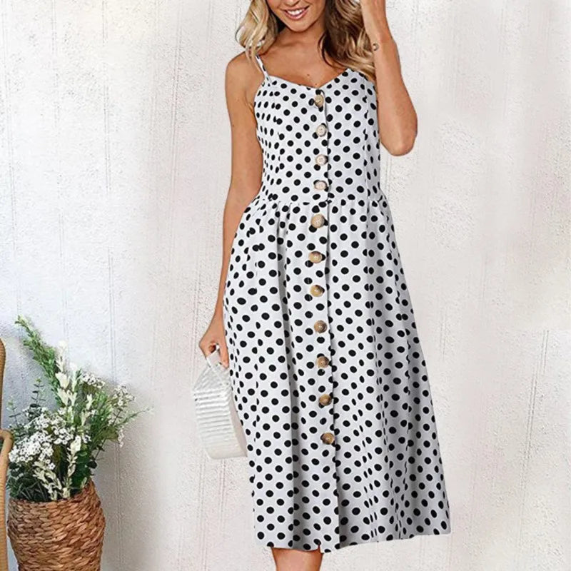 Small Open Red Style Midi Dresses