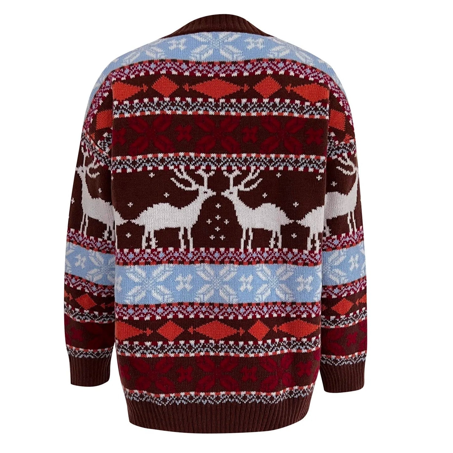 Y2k Oversized Full Sleeve Thicken Winter Christmas Sweater