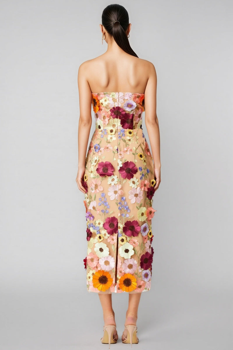 Winslet Embellished Lace Midi Dress