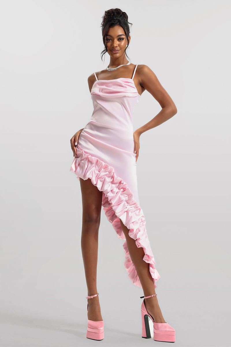 Sleeveless Agaric Lace Midi Dress