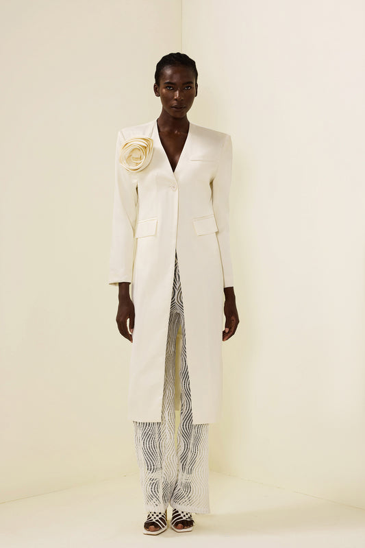 3d Long Sleeve Coat