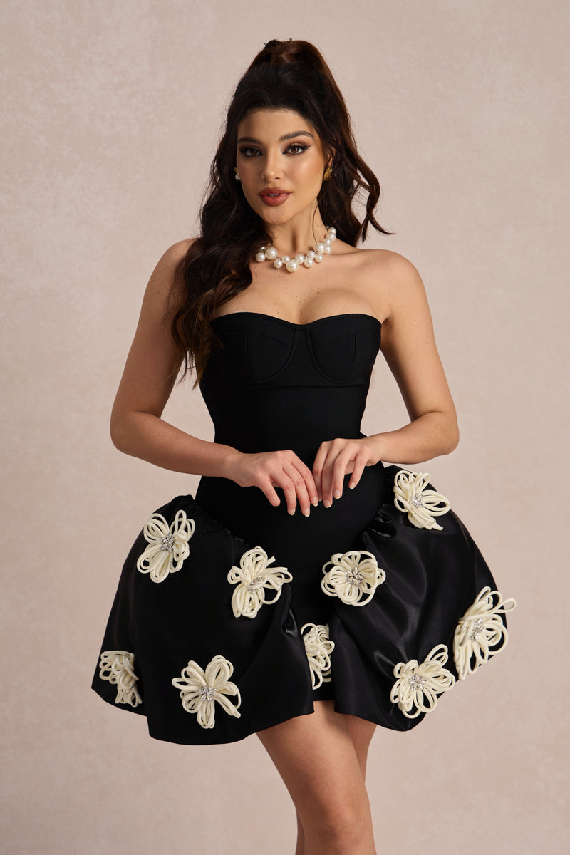 Leona Applique Bandage Mini Dress