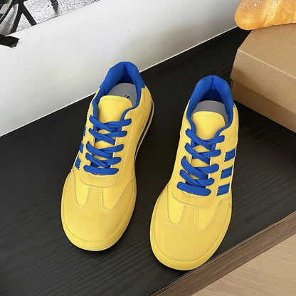 Comfort Increase Niche Retro German Training Shoes Female Summer Breathable Flat Shoes Sports Forrest Gump Shoes