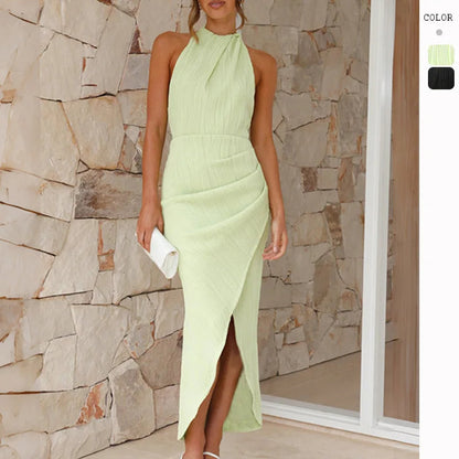 New High-end Slim Long Y2k Midi Dresses