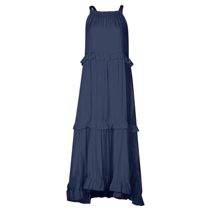 New Floor-length Round Loose Irregular Loose Midi Dresses
