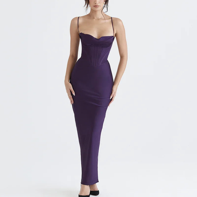 Puss Satin Pleated Vestidos Midi Dresses