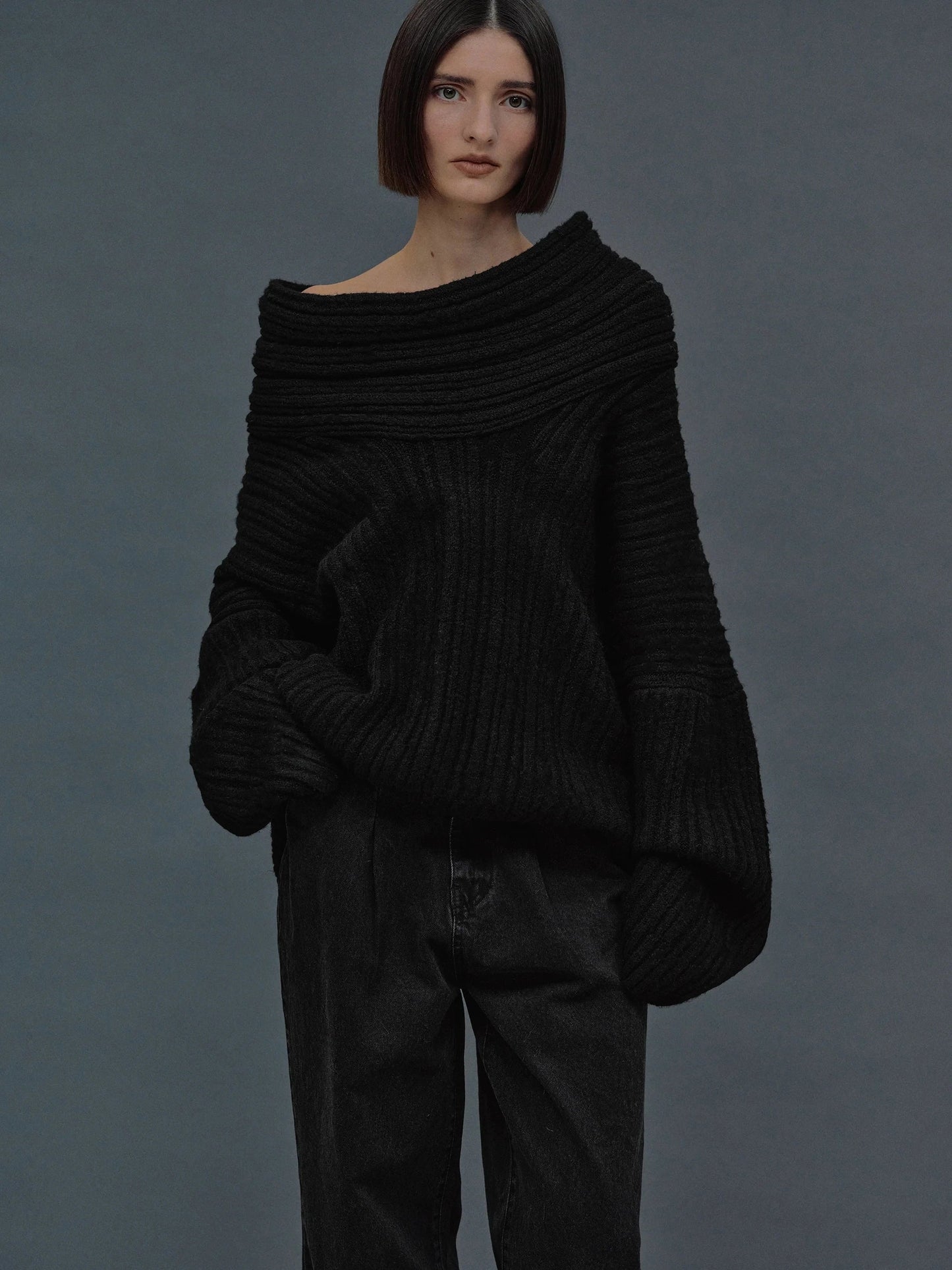 Off Shoulder Ultra Soft Knitted Sweater