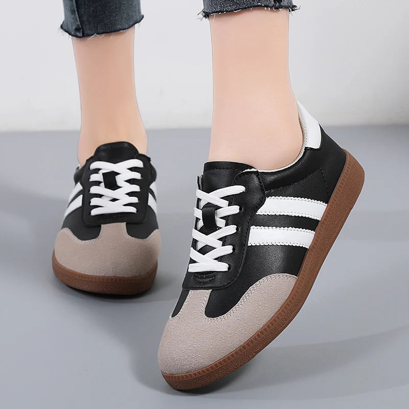 Sneakers Shoes Spring Trend Flats Female New Comfort White Vulcanized Platform Shoes for