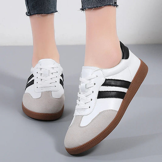 Sneakers Shoes Spring Trend Flats Female New Comfort White Vulcanized Platform Shoes for