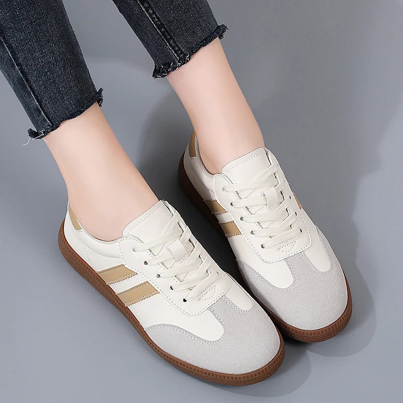 Spring Trend Flats New Comfort Vulcanized Platform Skateboard