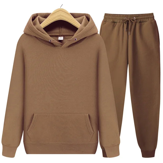 New ’s Wear Suit Sportswear Suit Color Pullover + Pants Suit Autumn and Winter Suit