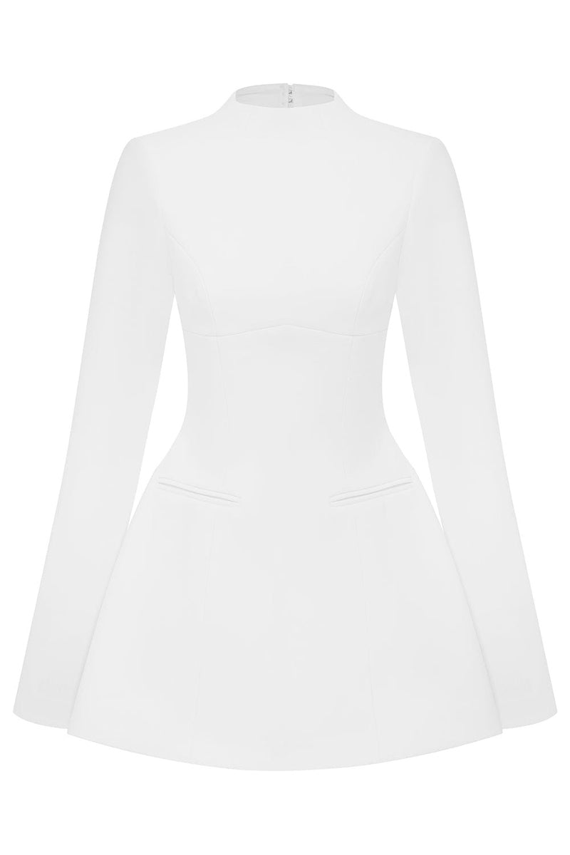 Molly Open Back Long Sleeve Mini Dress