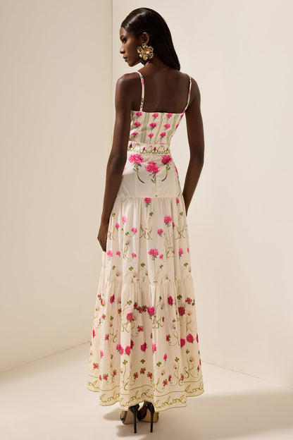 Cami Tapered Waist Midi Dress