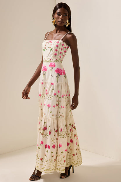Cami Tapered Waist Midi Dress