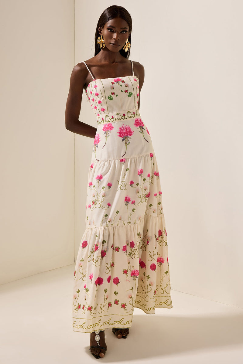 Cami Tapered Waist Midi Dress