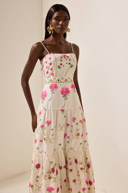 Cami Tapered Waist Midi Dress