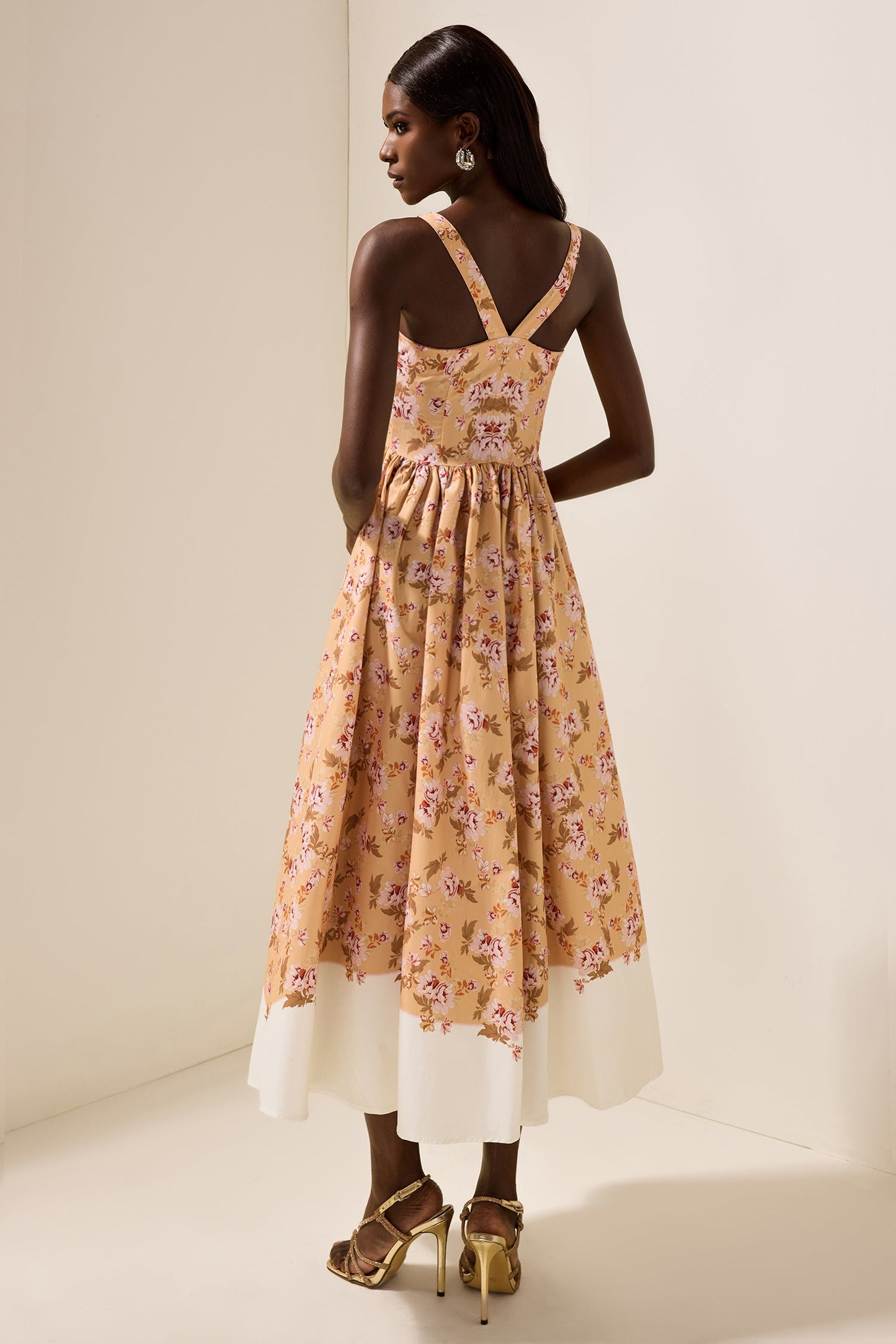 Sleeveless Slip Midi Dress