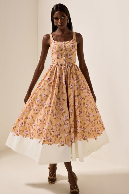 Sleeveless Slip Midi Dress
