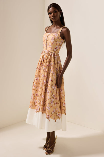 Sleeveless Slip Midi Dress