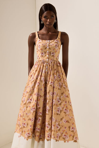 Sleeveless Slip Midi Dress