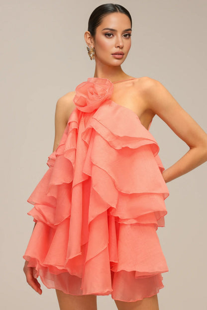 Josefina Sleeveless Flower Mini Dress
