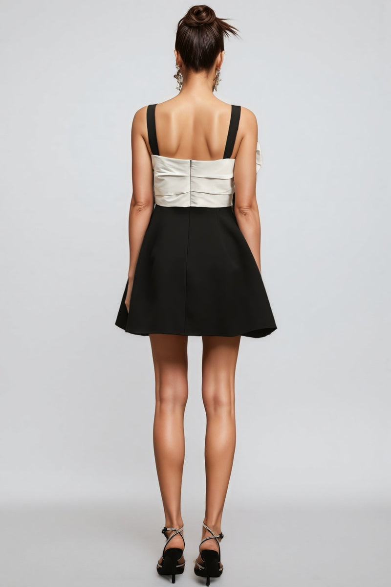 Deirdre Sleeveless Bow Mini Dress