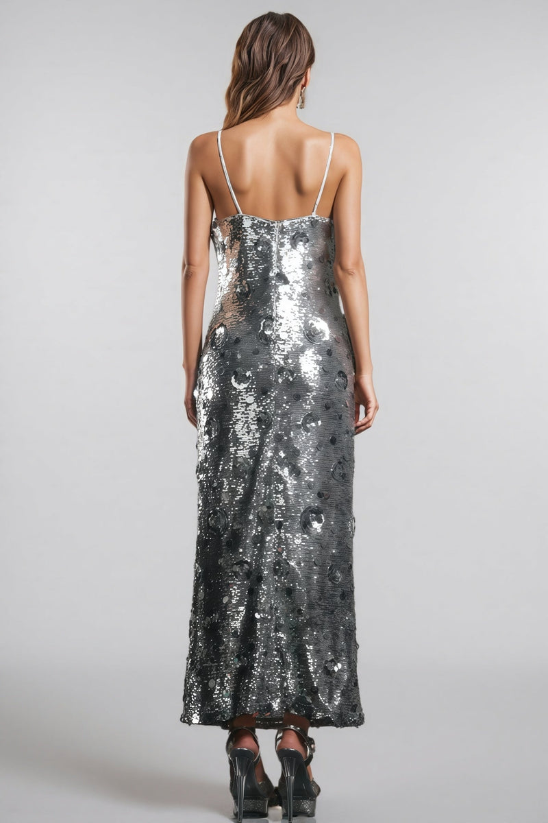 Dilara Strappy Sequinned Maxi Dress