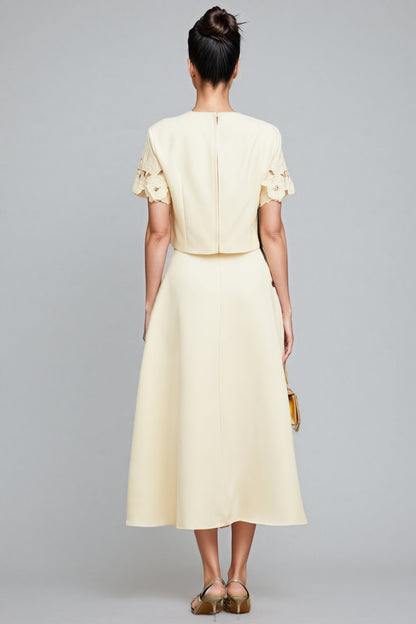 Larkd 3d Top Matching Maxi Dress Set