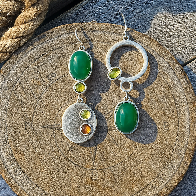 Sabrina | Silver Drop Earrings