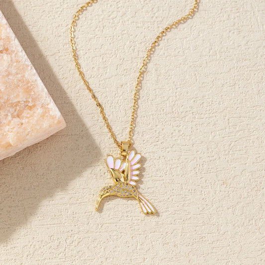 Elegant Hummingbird Necklace