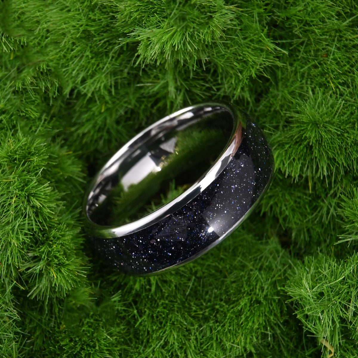 Starry Black Ring
