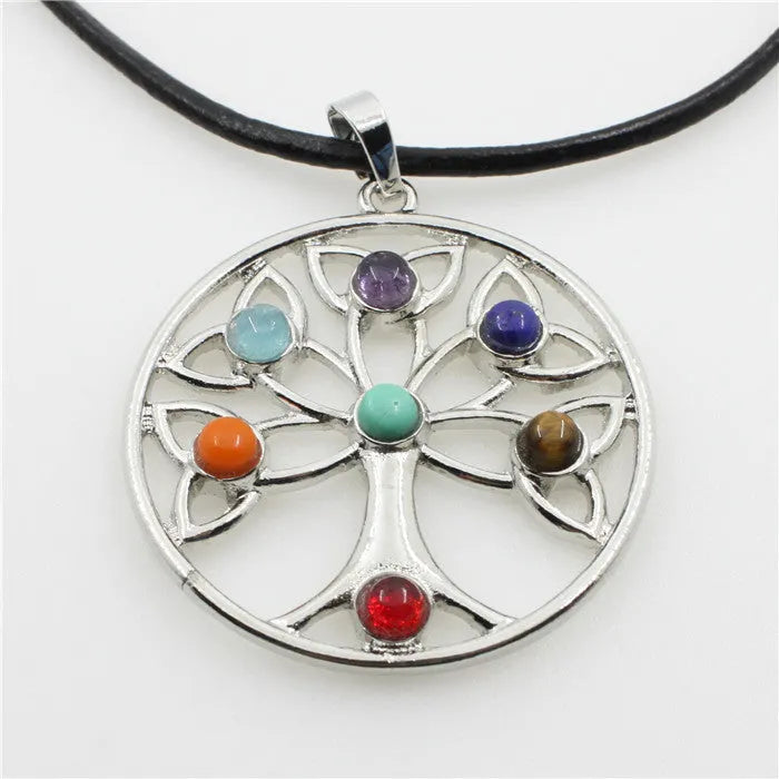 Chakra Tree Necklace