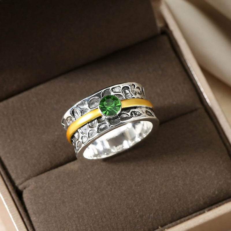 Elegant Green Stone Ring