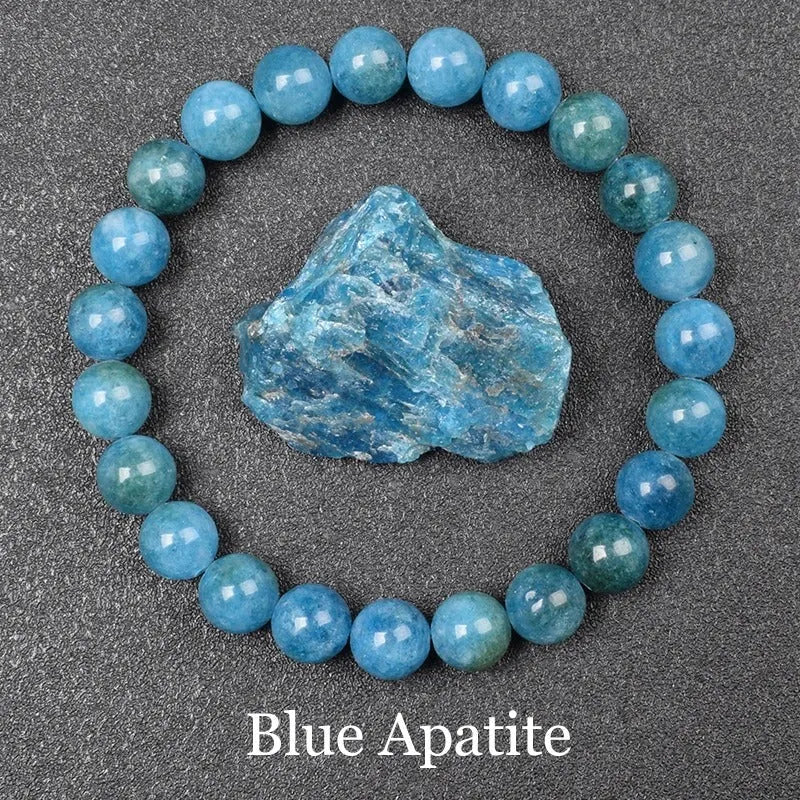 Blue Apatite Bead
