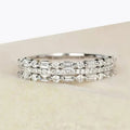 Elegant Crystal Engagement Ring